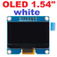 OLED จอขนาด 1.54 นิ้ว 128x64 OLED Display Module Serial I2C Interface สีขาว (colors white) IIC SSD1309 1.54นิ้ว 1.54" 1.54inch