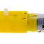 มอเตอร์เกียร์ทดรอบ DC 3V-6V 1:48 มีแกนเพลาข้างเดียว Smart car yellow tt motor DC gear motor with wire free welding single-axis plastic gear tooth box 1:48