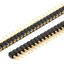 ก้างปลา 1x40 pin 2.54mm Pitch Gold Plated Female 40P 1*40 Round Pin Header Strip Hole Single Row Straight Socket Connector