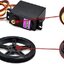 ล้อรถ ขอบยาง 5908-25T สำหรับ servo MG995 / MG996 silicone tire compatible robot smart car 360 degrees