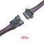 สายไฟพร้อมขั้วต่อ ผู้ เมีย 1 คู่ ยาวข้างละ 20cm 24AWG 5PIN SM2.54 black plug air to plug connector terminal line pin connection line butt male and female head harness 5 PIN