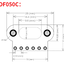 โมดูลวัดระยะทางด้วยเลเซอร์ TOF050C 50CM(max) based on VL6180 IIC interface Distance Sensor Module