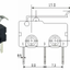 ไมโครสวิทช์ Micro Limit Switch 3Pin NO NC Mini Snap Action Switch 5A AC250V KW12 with handle length 16 mm.