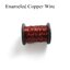 ลวดทองแดงอาบน้ำยา 30 AWG (33 SWG) เส้นผ่านศูนย์กลาง 0.25 มม. แบ่งขายเป็นเมตร Enameled Copper Wire Diameter 0.25 mm.