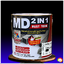 เอ็มดี 2IN1 รัสท์เทค สีเคลือบทับหน้าและรองพื้นกันสนิมในหนึ่งเดียว MD 2IN1 RUST TECH