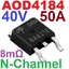 AOD4184 MOSFET 40V 50A N-Channel