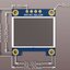 OLED รุ่นใหม่ 0.96 Inch 128 x 64 OLED Display Module Serial I2C Interface สีเหลือง-น้ำเงิน (colors yellow and blue) SSD1315 12864 New version