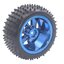 ชุดล้อรถขอบยางขนาด 85 มม.พร้อมที่ยึดล้อใช้กับเพลามอเตอร์ 4 มม. Rubber wheel 85mm with Coupling 4mm Shaft Motor car tires chassis Motor Robot