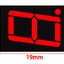 Digital Display 0.56 inch 10 pin 5161AS 1 bit 7 segment Red LED Digitron Common Cathode