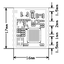 LoRa SX1278 LoRa wireless module 433MHz Ra-01 SPI Interface โมดูล LoRa SX1278 รุ่น Ra-01 433Mhz with antenna soldered