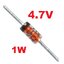 ซีเนอร์ไดโอด 1N4732A 4.7V 1W DO-41 zener diode