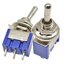 สวิตช์โยก 3 ทาง 3 ขา SPDT 3A 250V (6A 125V) 3 feet 3 gears MTS-103 ON-OFF-ON 13x8mm. 3 Position Mini Toggle Switch สวิทช์โยก