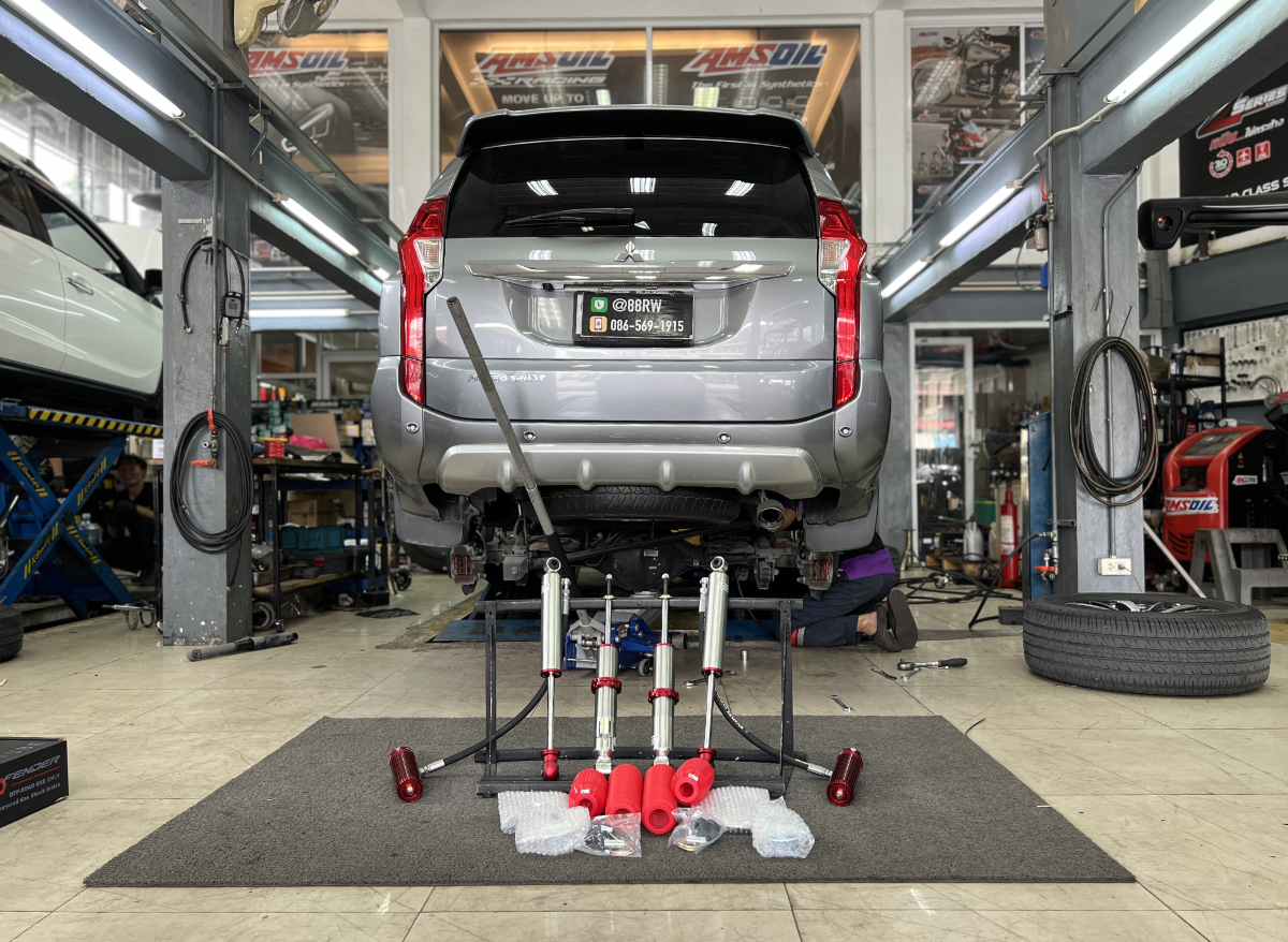 Pajero 2018 ติดตั้ง Profender ชุดผสมสมรรถนะสูง: คู่หน้า: Monotube 2.0 เน้นความทนทานและการตอบสนองที่รวดเร็ว คู่หลัง: Monotube Subtank ปรับความหนืดได้ 8 ระดับ เพื่อการควบคุมที่ละเอียดอ่อน สิ่งที่จะได้รับหลังจากติดตั้ง: หนึบ นิ่ง มั่นใจ: ด้วยระบบ Monotube ทั้งชุด ช่วยลดอาการโคลงเคลงและโยนตัวของรถได้อย่างชัดเจน ปรับได้ตามใจ: โช้คอัพหลัง Subtank ปรับความหนืดได้ 8 ระดับ ให้คุณเลือกฟีลลิ่งการขับขี่ได้ตามสไตล์ (นุ่มสบาย/หนึบแน่น) ระบายความร้อนยอดเยี่ยม: กระบอก Subtank ช่วยเพิ่มปริมาณน้ำมันและระบายความร้อนได้ดี ทำให้สมรรถนะคงที่แม้เดินทางไกล ทนทานคุ้มค่า: โช้คอัพสามารถเปิดซ่อมบำรุงได้ตลอดอายุการใช้งาน เหมาะสำหรับใคร? เจ้าของ Pajero ที่ใช้งานหลากหลาย ทั้งในเมืองและเดินทางไกล ผู้ที่ต้องการความสมดุลของช่วงล่างที่สามารถปรับจูนได้ เปลี่ยนฟีลลิ่งการขับขี่ของคุณให้ดีกว่าเดิม! นัดหมายติดตั้งได้เลยครับ สอบถามข้อมูลเพิ่มเติม หรือนัดหมายเข้ารับบริการ ️ : 08-6569-1915 ️ : 08-6544-5963 Line id : @88rw Location : https://goo.gl/maps/HrNUAZXPN94KvxZ98 Facebook : https://www.facebook.com/88rwtire #Mitsubishi #Pajero #Profender #Monotube #Subtank #โช้คอัพ #ช่วงล่าง #ยางเจริญรุ่งเรือง #นนทบุรี #งามวงศ์วาน Pajero 2018 ติดตั้ง Profender ชุดผสมสมรรถนะสูง: คู่หน้า: Monotube 2.0 เน้นความทนทานและการตอบสนองที่รวดเร็ว คู่หลัง: Monotube Subtank ปรับความหนืดได้ 8 ระดับ เพื่อการควบคุมที่ละเอียดอ่อน สิ่งที่จะได้รับหลังจากติดตั้ง: หนึบ นิ่ง มั่นใจ: ด้วยระบบ Monotube ทั้งชุด ช่วยลดอาการโคลงเคลงและโยนตัวของรถได้อย่างชัดเจน ปรับได้ตามใจ: โช้คอัพหลัง Subtank ปรับความหนืดได้ 8 ระดับ ให้คุณเลือกฟีลลิ่งการขับขี่ได้ตามสไตล์ (นุ่มสบาย/หนึบแน่น) ระบายความร้อนยอดเยี่ยม: กระบอก Subtank ช่วยเพิ่มปริมาณน้ำมันและระบายความร้อนได้ดี ทำให้สมรรถนะคงที่แม้เดินทางไกล ทนทานคุ้มค่า: โช้คอัพสามารถเปิดซ่อมบำรุงได้ตลอดอายุการใช้งาน เหมาะสำหรับใคร? เจ้าของ Pajero ที่ใช้งานหลากหลาย ทั้งในเมืองและเดินทางไกล ผู้ที่ต้องการความสมดุลของช่วงล่างที่สามารถปรับจูนได้ เปลี่ยนฟีลลิ่งการขับขี่ของคุณให้ดีกว่าเดิม! นัดหมายติดตั้งได้เลยครับ สอบถามข้อมูลเพิ่มเติม หรือนัดหมายเข้ารับบริการ ️ : 08-6569-1915 ️ : 08-6544-5963 Line id : @88rw Location : https://goo.gl/maps/HrNUAZXPN94KvxZ98 Facebook : https://www.facebook.com/88rwtire #Mitsubishi #Pajero #Profender #Monotube #Subtank #โช้คอัพ #ช่วงล่าง #ยางเจริญรุ่งเรือง #นนทบุรี #งามวงศ์วาน