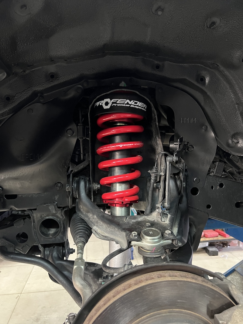 ติดตั้งโช้คอัพ Profender Hybrid Set (Queen Series คู่หน้า และ Monotube Subtank คู่หลัง) สำหรับ Mitsubishi Pajero ที่ร้านยางเจริญรุ่งเรือง นนทบุรีติดตั้งโช้คอัพ Profender Hybrid Set (Queen Series คู่หน้า และ Monotube Subtank คู่หลัง) สำหรับ Mitsubishi Pajero ที่ร้านยางเจริญรุ่งเรือง นนทบุรี